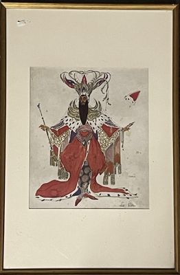 LEON BAKST (1866-1924) d'après « Le roi », Reproduction de c…