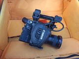 a camera that is sitting inside of a case