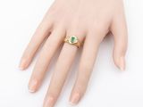 a close up of a person ' s hand with a ring on it