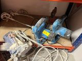 a picture of a bunch of tools that are sitting on a shelf