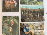 a book with pictures of people working on pottery