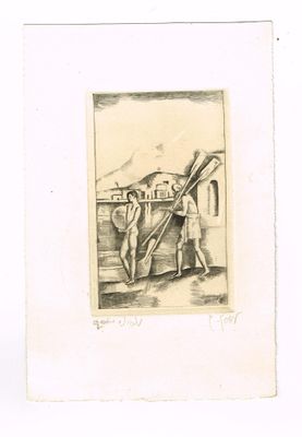 Gaston GOOR (Lunéville 1902-1977, peintre et illustrateur) -…