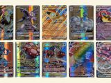 gros plan d'un jeu de cartes sur une table