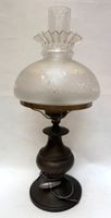 Lampe globe en verre