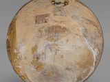 an image of a close up of a plate on a stand