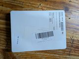 a white envelope with a bar code on it