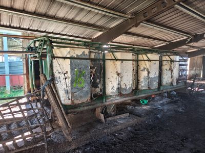 a room that has a lot of dirt on the floor