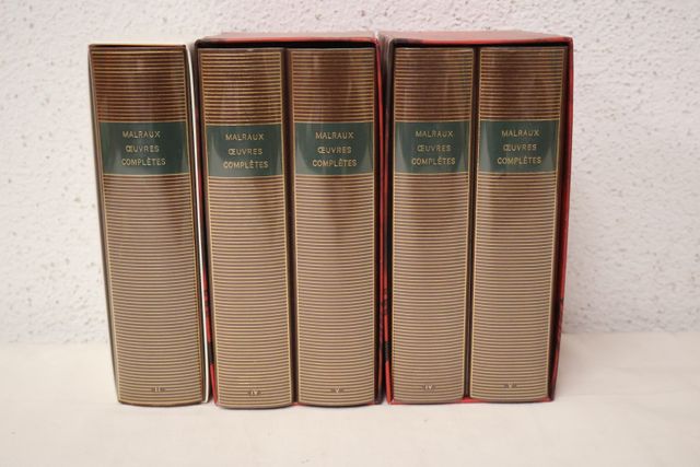 La Pléiade : MALRAUX : œuvres complètes en 5 volumes sous emboita...