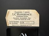a black box with a label on it that says lc reference