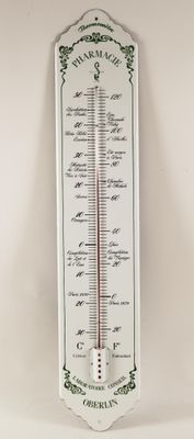 a thermometer hanging on the wall in the room