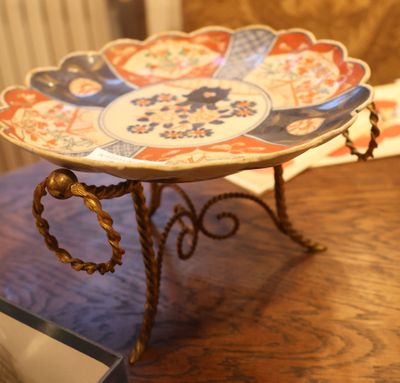 Coupe Imari en porcelaine à décor de grand feu de bouquet ce… - Photo 1