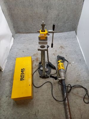 Colonne de carottage REMS DUPLEX + carroteuse électrique REM…