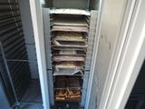 an image of a refrigerator with a bunch of food inside of it