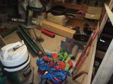 a lot of tools that are sitting on the floor