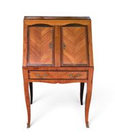 PETIT BUREAU DE PENTE EN DOS D'ÂNE DE STYLE LOUIS XVI (photo 2)
