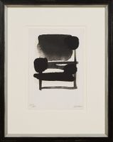 Pierre Soulages (1919-2022) Sérigraphie n°6 circa 1975-1976 Sérigraphi