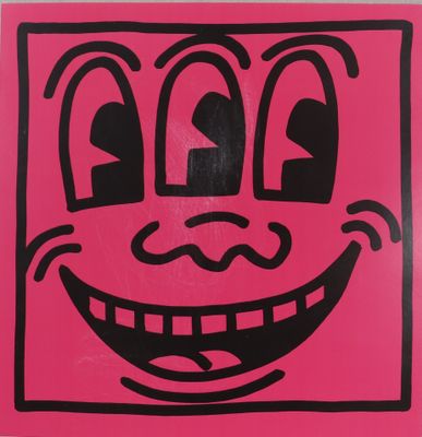 "For Eri" Keith Haring (1958-1990) Attribu 