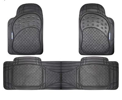 Lot de 3 tapis en caoutchouc GOODYEAR, vendu en l'état