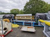 a lot of junk on the ground in the yard