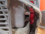a close up view of the inside of a machine