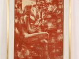 an image of a picture of a woman sitting in a chair