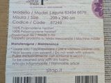 a label on the back of a bag of fabric