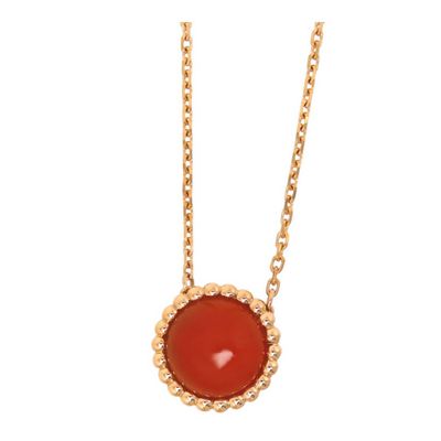Marque : Van Cleef & Arpels Modèle : Perlée Cornaline