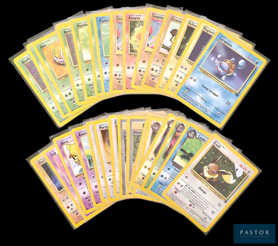 le jeu de cartes à collectionner pokemon contient beaucoup de cartes