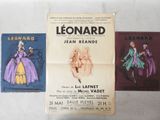 three posters for the movie leonard and jean rende