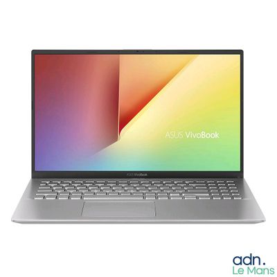 the asus vivobook laptop is open on a white background