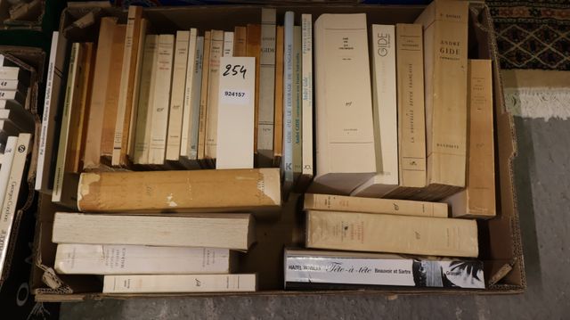 Lot de livres de André GIDE et  sur GIDE, sur et de André MALRAUX...