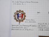 a picture of a badge on a piece of paper