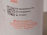 an image of a container with a label on it