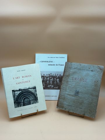 CROZET René : L’art roman en SAINTONGE. Paris, Picard, 1971, in-4...