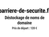 barrière - de - sécurité fr déstockage de noms de domaine