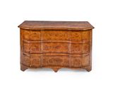 an image of a chest of drawers on a white background