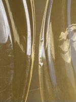 Paire d'appliques en verre de Murano dans les tons jaune-ora… (photo 3)