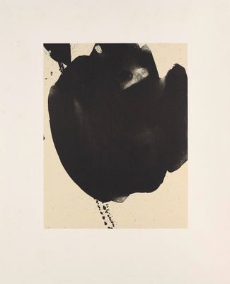 an image of a black and white painting of a cat