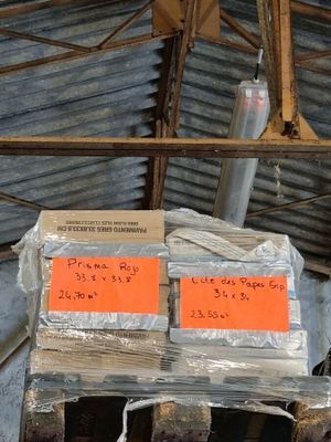 une pile de boîtes empilées les unes sur les autres