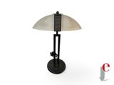 an image of a lamp with a glass shade on it