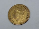 an image of a gold coin on a white surface