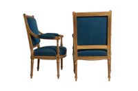 Paire de fauteuil à la reine en bois doré mouluré et sculpté… (photo 2)