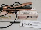 several different types of hair straightens are sitting on top of a table