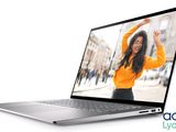 an image of a laptop with a picture of a woman on the screen