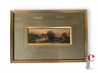 an image of a picture of a painting hanging on a wall