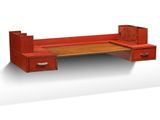 an image of a desk with drawers and a desk top