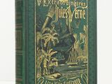 la couverture d'un livre vert avec des lettres dorées sur fond blanc