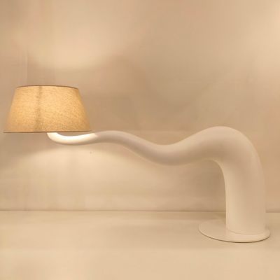 Lampe en plâtre modèle Rythme de Philippe Cuny, production de 1993.  T - Photo 1