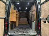 a van that has a lot of wood in it