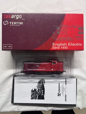 HO Sud Express Portugal Locomotive 1449 tracteur Takargo rouge ton sur - Photo 1